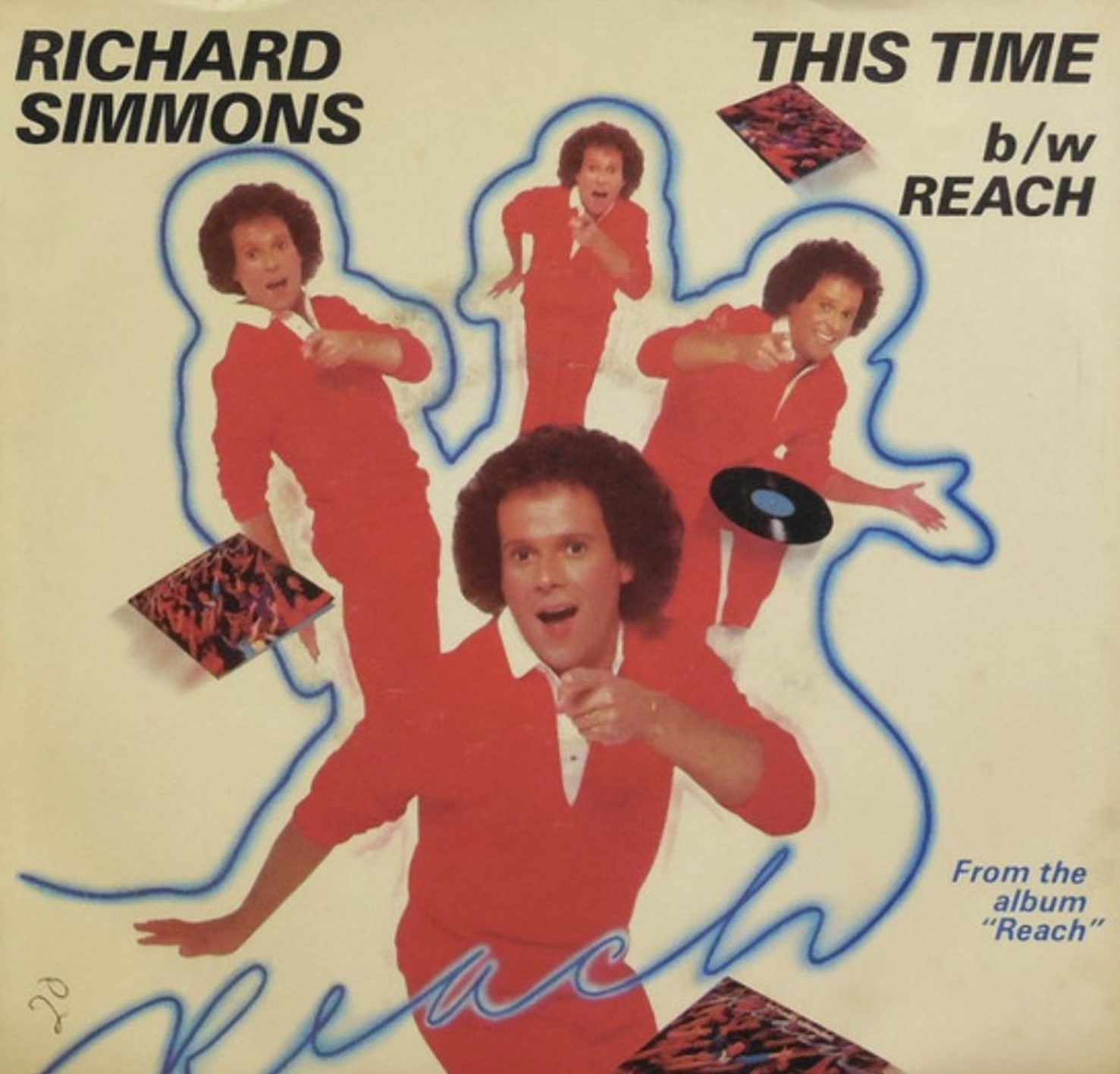 poster - Richard Simmons This Time bw Reach Pc From the album "Reach"